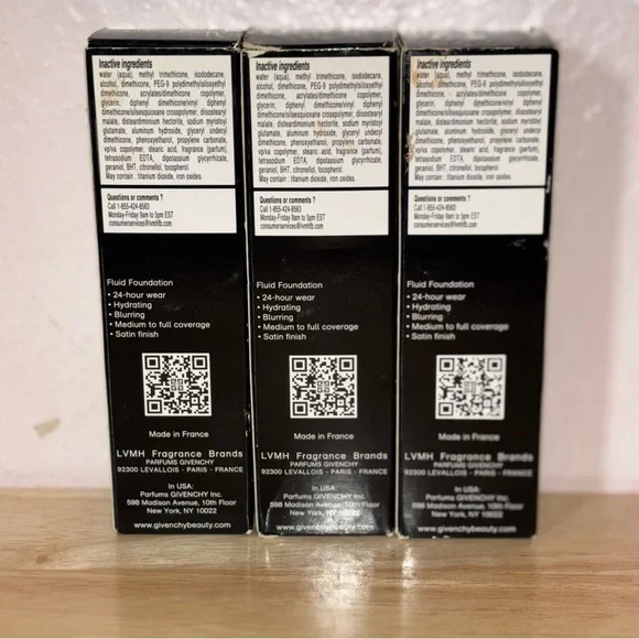 Givenchy Teint Couture Everwear Foundation Trio Y110, P110, Y200 - Picture 8 of 11